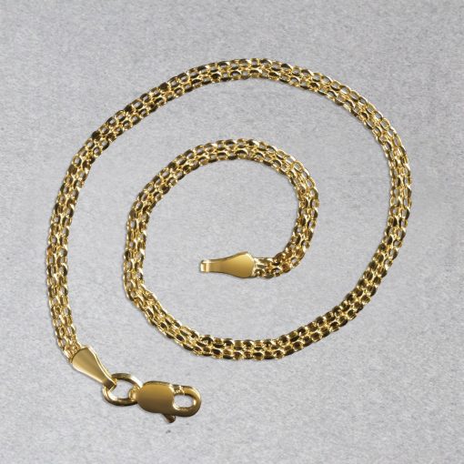 14k Yellow Gold Bismark Bracelet (2.50 mm) - Image 4