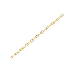 14k Yellow Gold French Cable Link Bracelet  (6.00 mm)