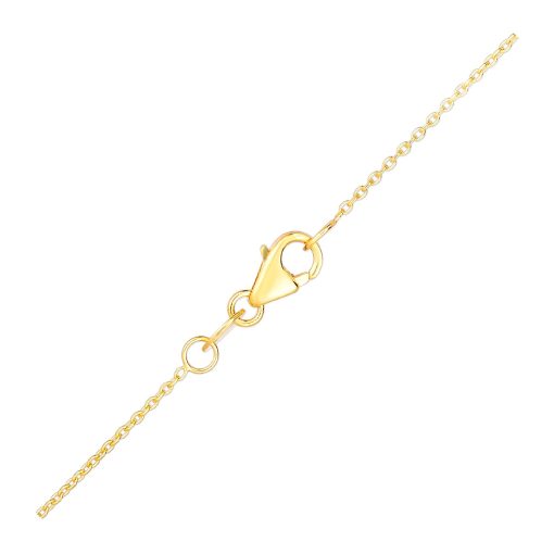 14k Yellow Gold with Round Roman Coin Pendant - Image 3