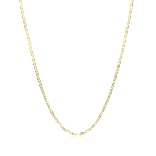 10k Yellow Gold Mariner Link Chain (1.20 mm) - Image 2