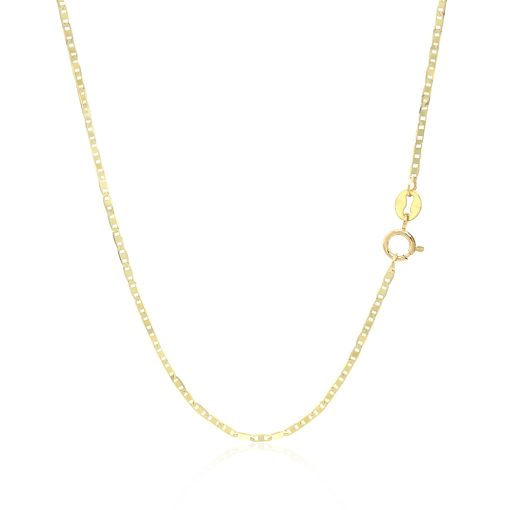 10k Yellow Gold Mariner Link Chain (1.20 mm) - Image 3