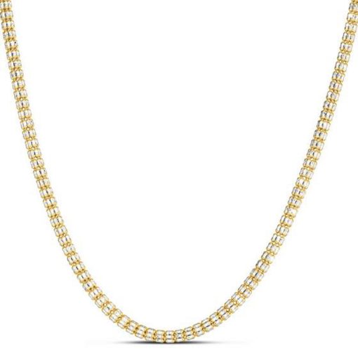 Ice Barrel Chain in 14k Yellow Gold (3.23 mm) - Image 2