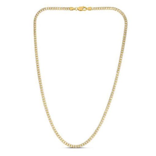 Ice Barrel Chain in 14k Yellow Gold (3.23 mm) - Image 3