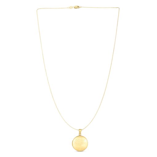 14k Yellow Gold Tree of Life Locket Necklace
