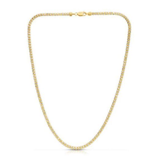 Ice Barrel Chain in 14k Yellow Gold (3.14 mm) - Image 3