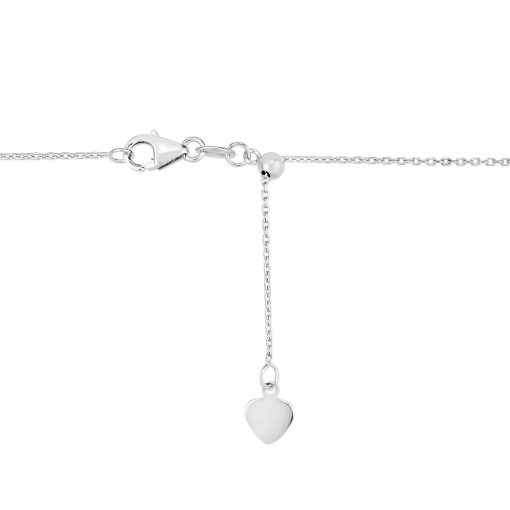 Adjustable Cable Chain in 14k White Gold (0.97 mm) - Image 3