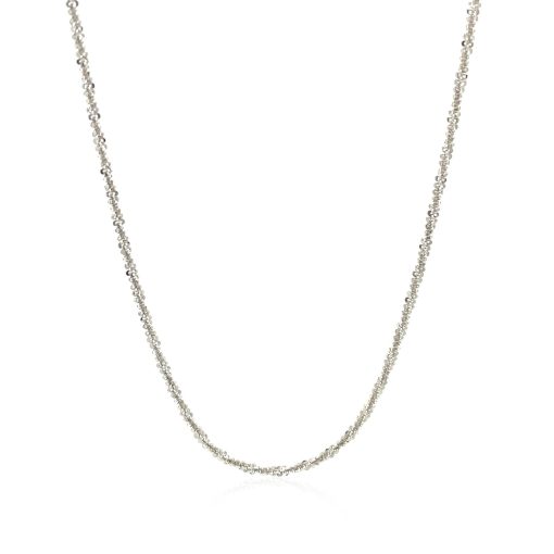 Sterling Silver 1.5mm Adjustable Sparkle Chain (1.50 mm) - Image 2