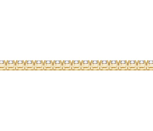 Lab Grown Round Diamond Tennis Bracelet in 14k Yellow Gold (6 cctw F/G  VS2/SI1) - Image 3