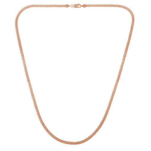 Ice Barrel Chain in 14k Rose Gold (3.10 mm) - Image 3