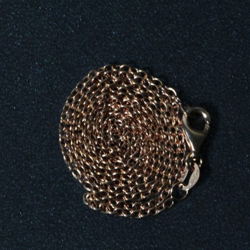 14k Rose Gold Round Cable Link Chain (1.50 mm) - Image 6