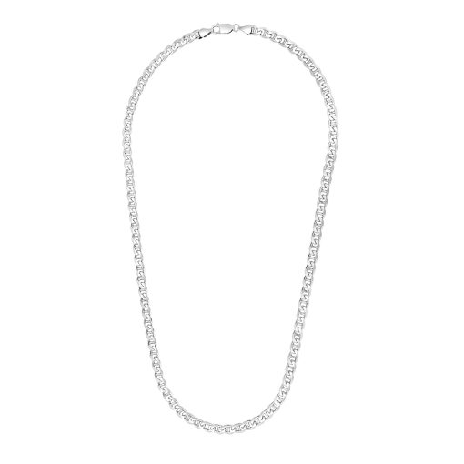 Sterling Silver Rhodium Plated Mariner Chain (5.60 mm) - Image 2