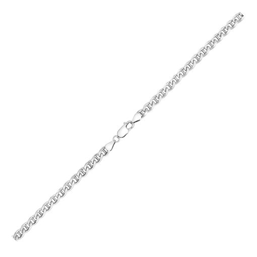 Sterling Silver Rhodium Plated Mariner Chain (5.60 mm) - Image 3