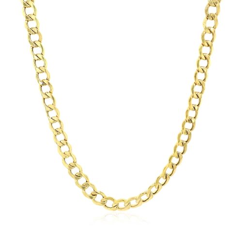 10k Yellow Gold Curb Chain (4.40 mm) - Image 2