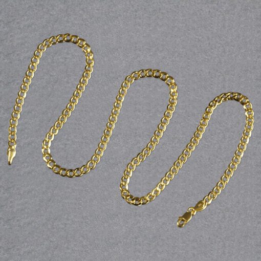10k Yellow Gold Curb Chain (4.40 mm) - Image 6