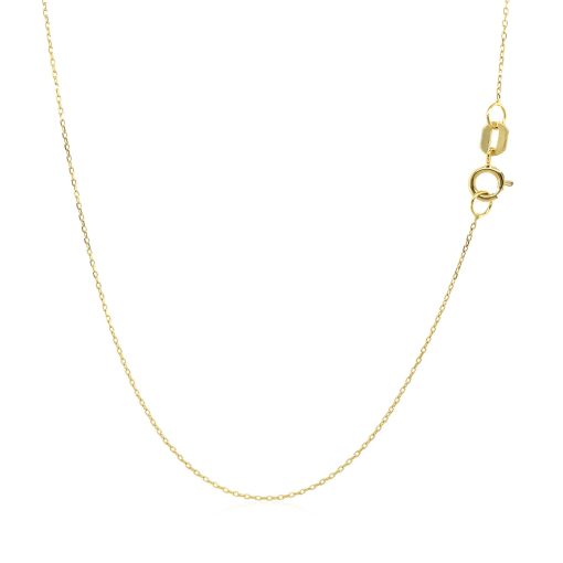 14k Yellow Gold Necklace with Moon - Image 2