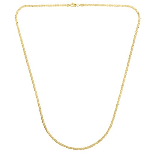 Ice Barrel Chain in 14k Yellow Gold (2.70 mm) - Image 3