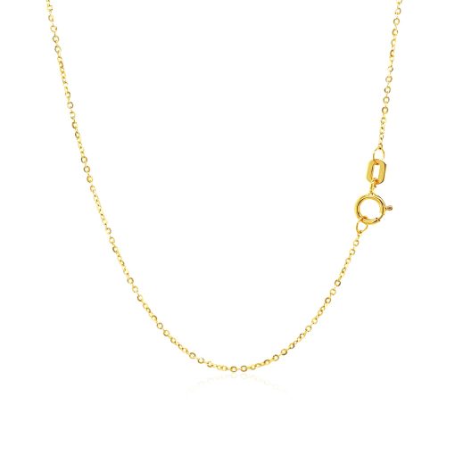 14k Yellow Gold Necklace with Eight Pointed Star and Beads - Image 3