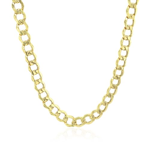10k Yellow Gold Curb Chain (5.30 mm) - Image 2