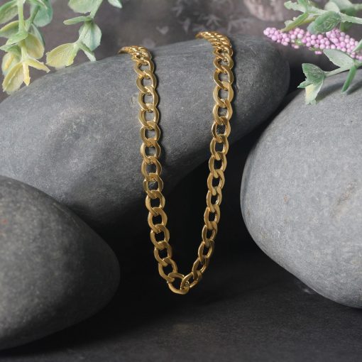 10k Yellow Gold Curb Chain (5.30 mm) - Image 5