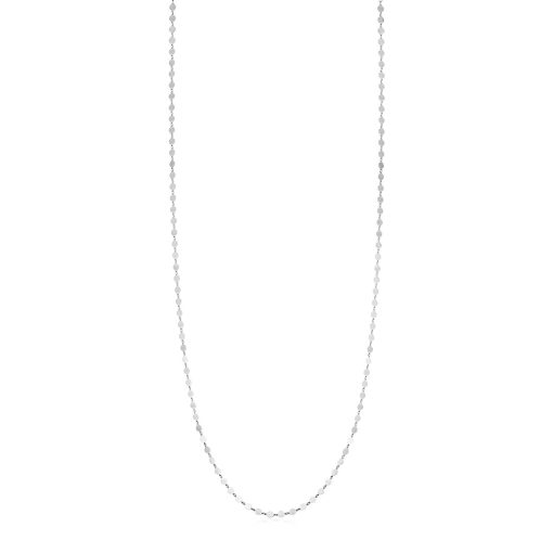 Sterling Silver Mirror Link Necklace