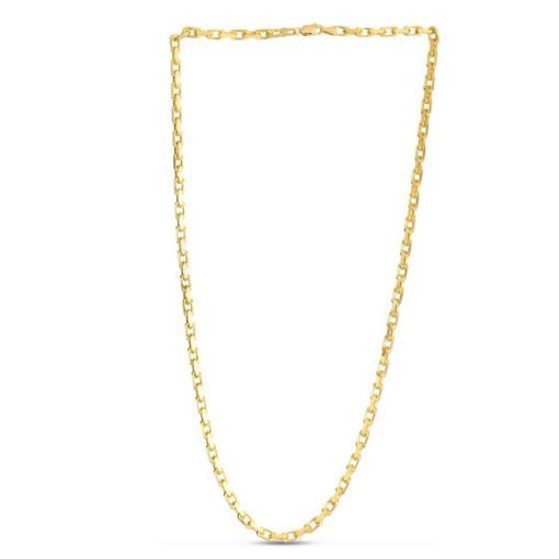 14k Yellow Gold French Cable Link Chain (3.60 mm) - Image 3
