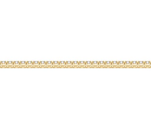Lab Grown Round Diamond Tennis Bracelet in 14k Yellow Gold (2 cctw F/G  VS2/SI1) - Image 3