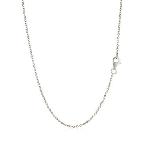 Sterling Silver Textured Angel Wing Necklace - Image 2