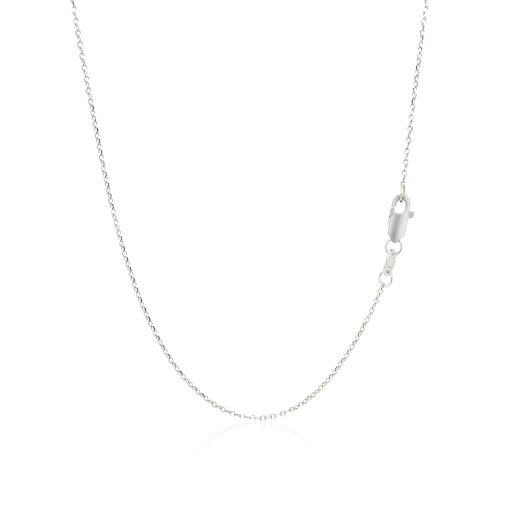 14k White Gold Diamond Embellished Cross Motif Necklace (.21cttw) - Image 3