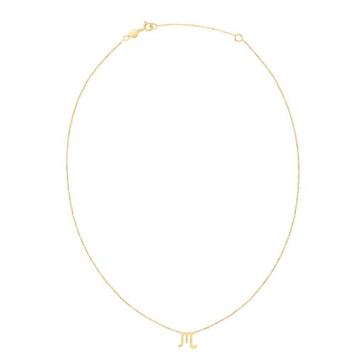 14K Yellow Gold Scorpio Necklace - Image 2