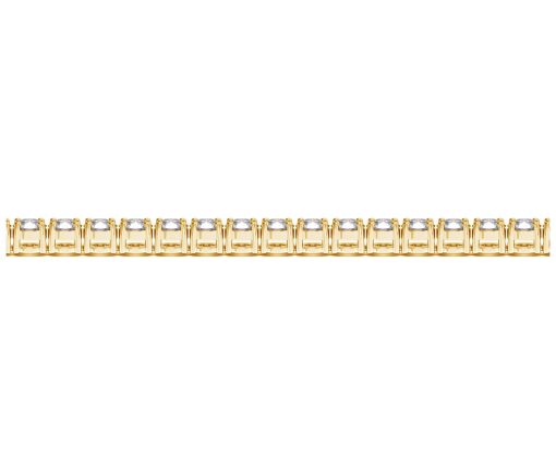 Lab Grown Round Diamond Tennis Bracelet in 14k Yellow Gold (8 cctw F/G  VS2/SI1) - Image 3
