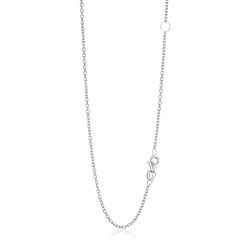 14k White Gold Adjustable Cable Chain (1.50 mm)