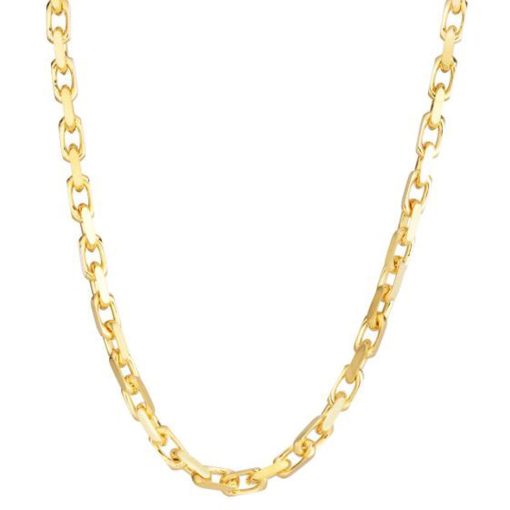 14k Yellow Gold French Cable Link Chain (4.80 mm) - Image 2