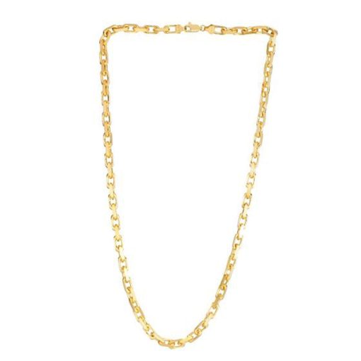 14k Yellow Gold French Cable Link Chain (4.80 mm) - Image 3